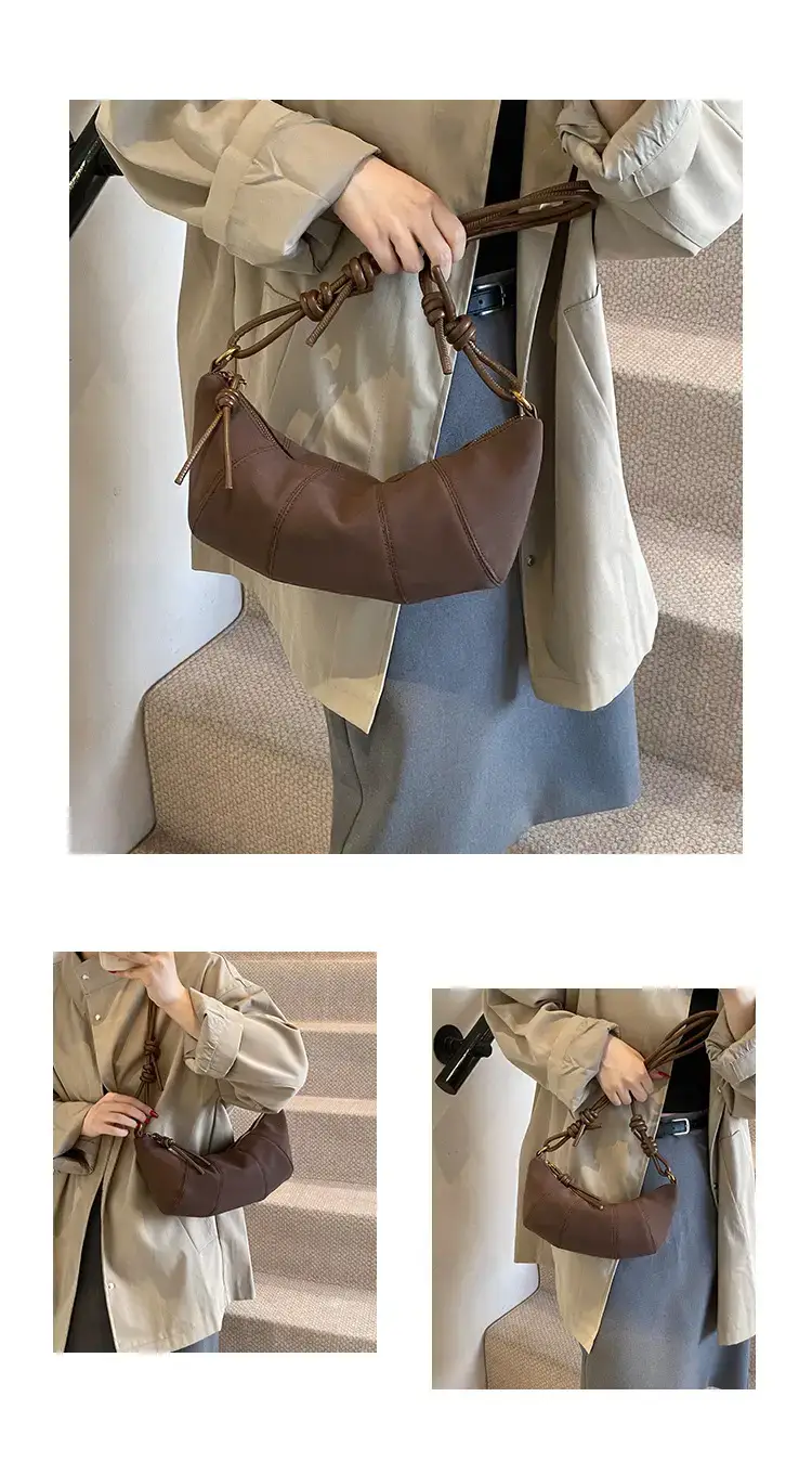 Vintage Frosted Suede Shoulder Bag Women 2024 — feature 7