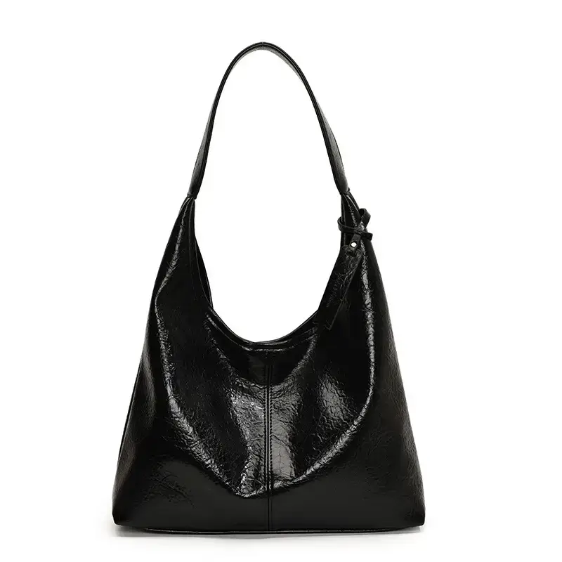 Black Leather Shoulder Bag for Women 2024 - Image 9