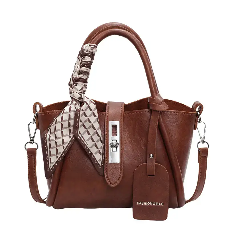 Black Korean Style Shoulder Bag with Bow Accessory - Image 3