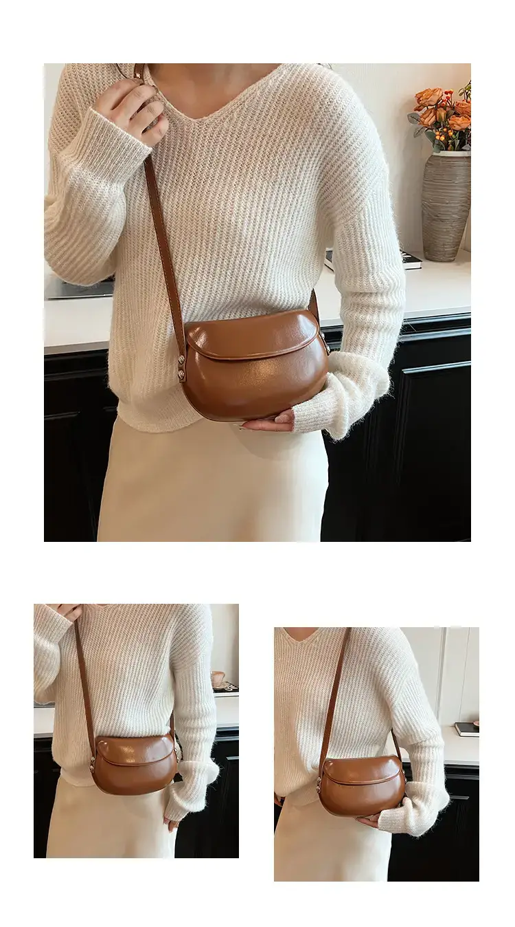 Red Korean Style Saddle Bag Women 2024 — feature 10
