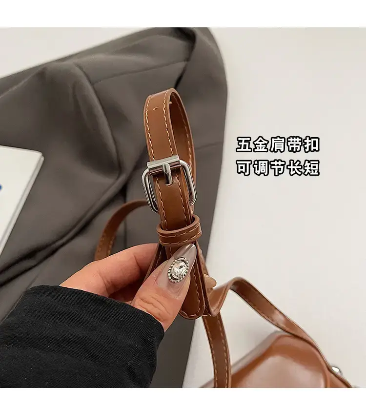 Red Korean Style Saddle Bag Women 2024 — feature 6