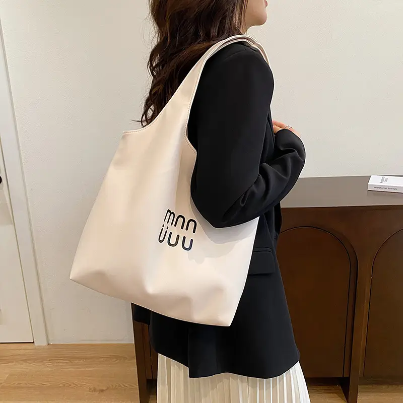 Black Leather Tote Bag for College Students 2026 - Image 6