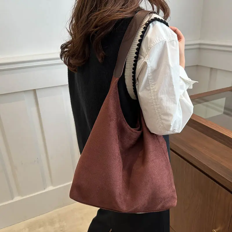 Red Korean Style Shoulder Tote Bag for Women - Image 8