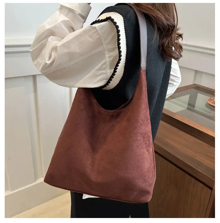 Red Korean Style Shoulder Tote Bag for Women — feature 11
