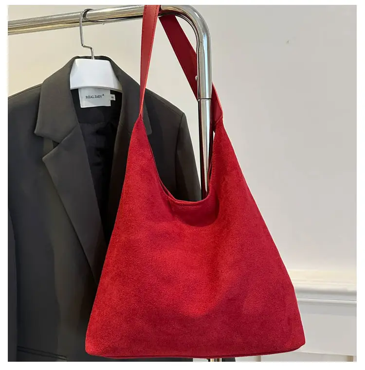 Red Korean Style Shoulder Tote Bag for Women — feature 20