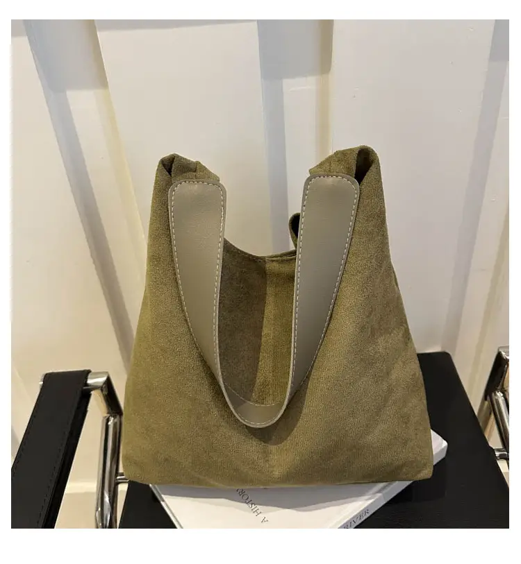 Red Korean Style Shoulder Tote Bag for Women - Image 2