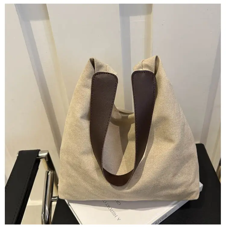 Red Korean Style Shoulder Tote Bag for Women - Image 3