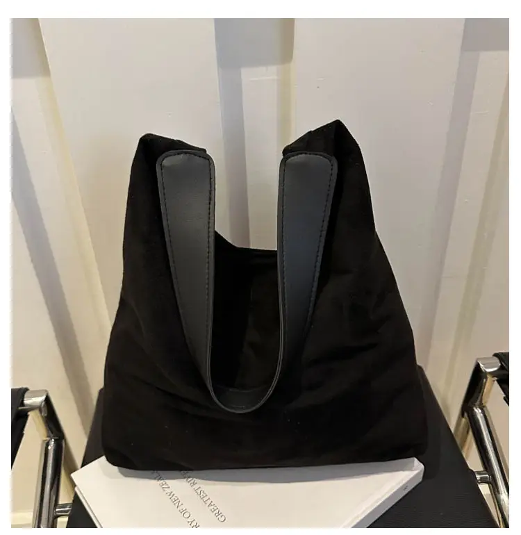 Red Korean Style Shoulder Tote Bag for Women - Image 4