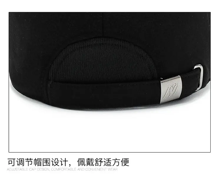 Men Woolen Duck Cap Winter Ear Protection Black — feature 15
