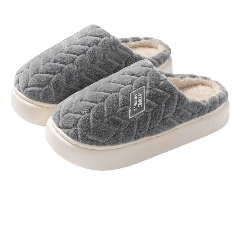 Women Cotton Fur Slippers Warm Indoor Winter - Image 10