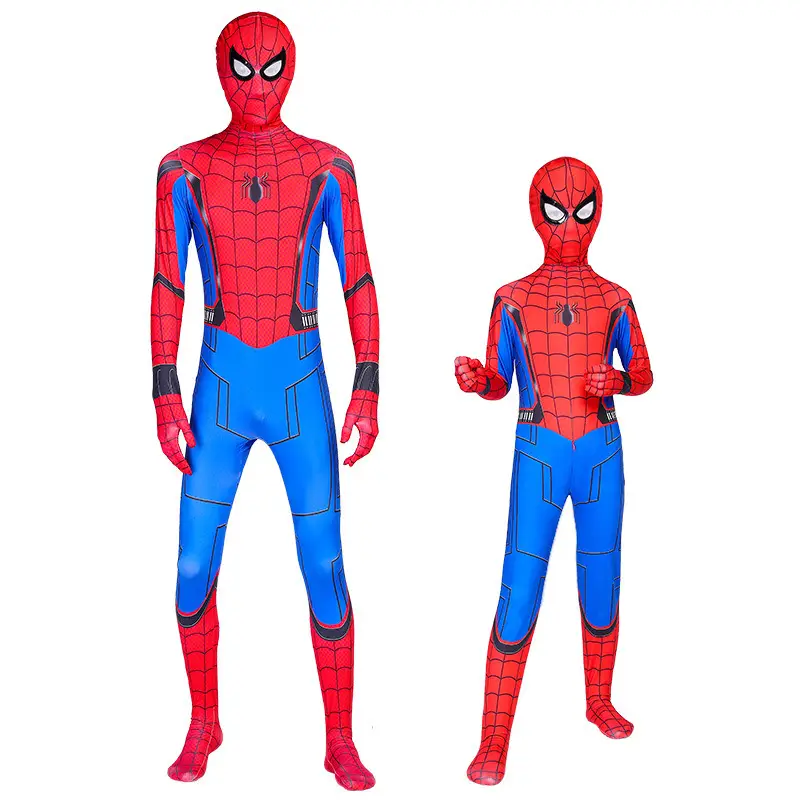 1 Spider-Man Bodysuit Miles Clothes Hero Expedition Adult Kidsren Halloween Costume Cos