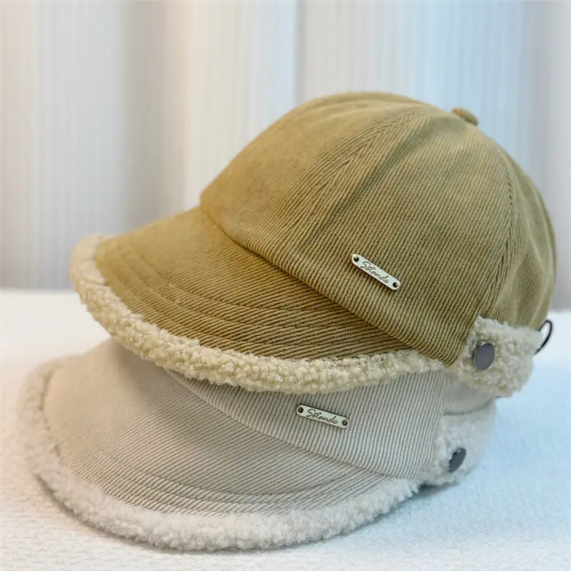 2024 Winter Wool Cap Adjustable Brown Cold Proof - Image 8