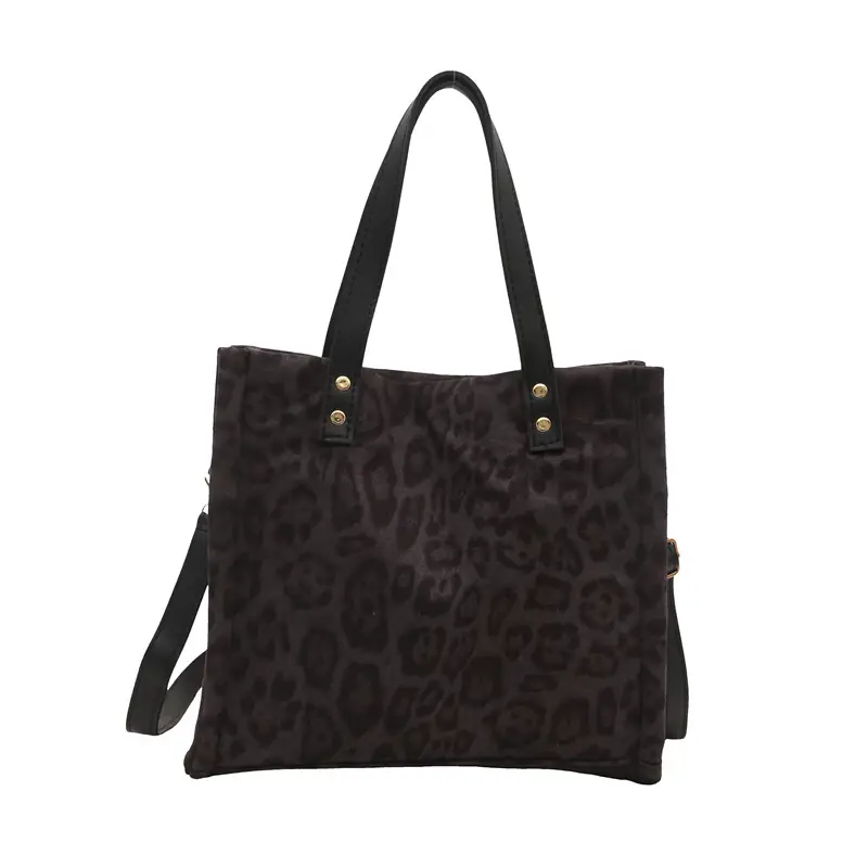 2024 Leopard Print Western Shoulder Bag Large Capacity - Image 8