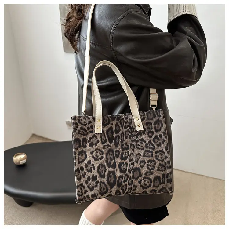 2024 Leopard Print Western Shoulder Bag Large Capacity — feature 16