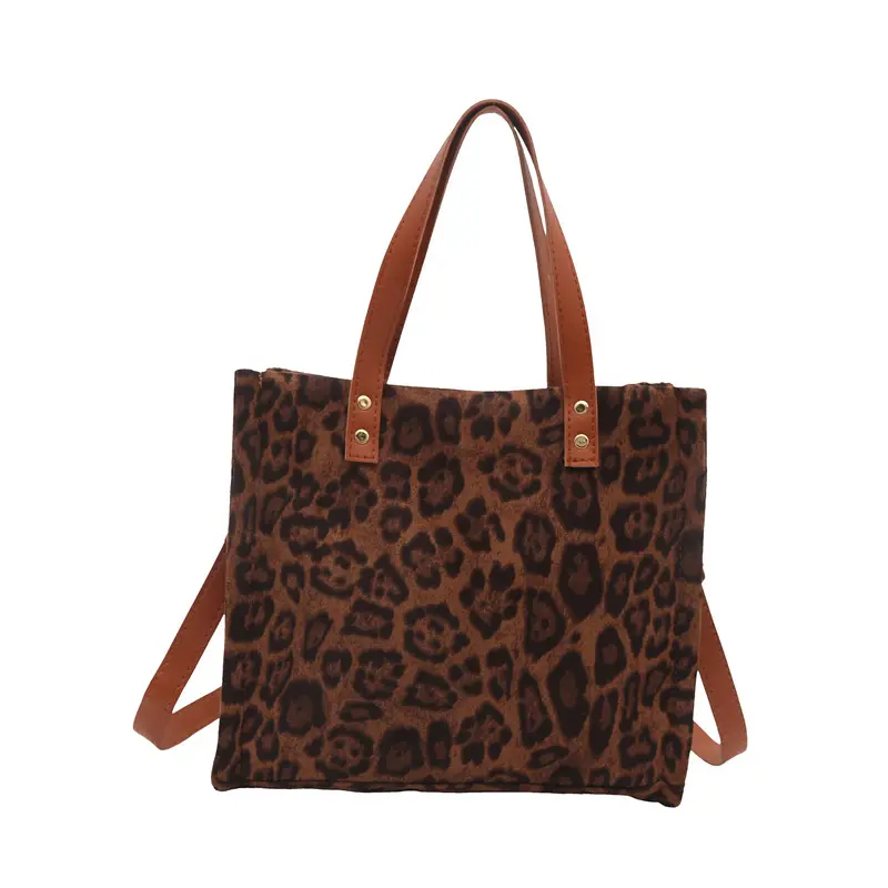 2024 Leopard Print Western Shoulder Bag Large Capacity - Image 3