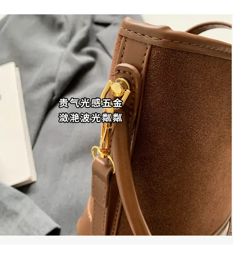 Women's Retro Brown Shoulder Crossbody Bag 2024 — feature 8