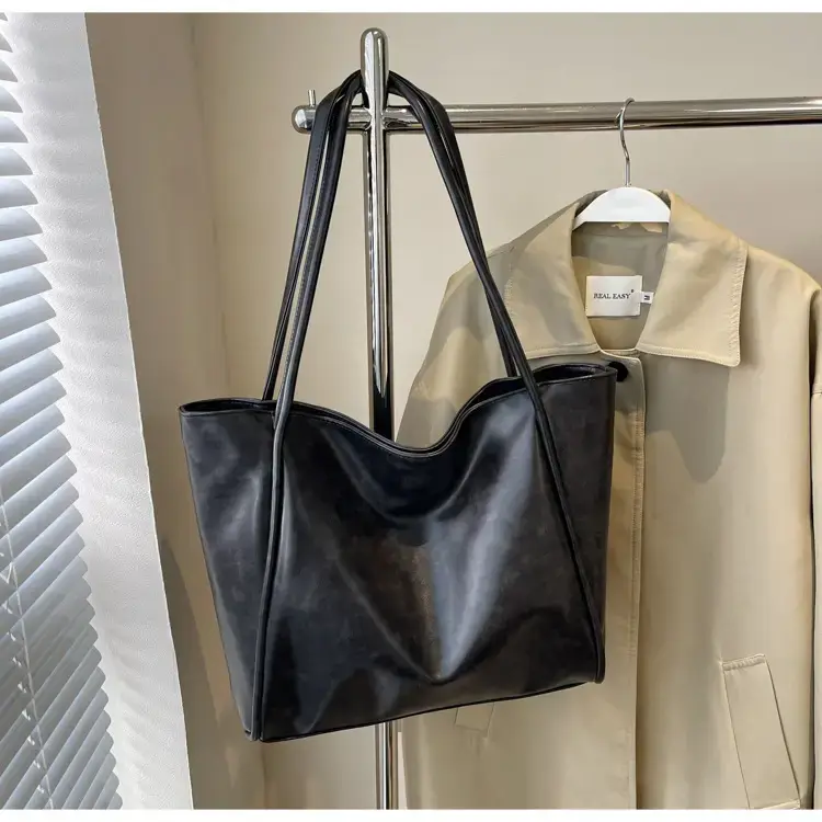High-end Maillard Shoulder Bag Women Large Capacity Vintage Style — feature 16