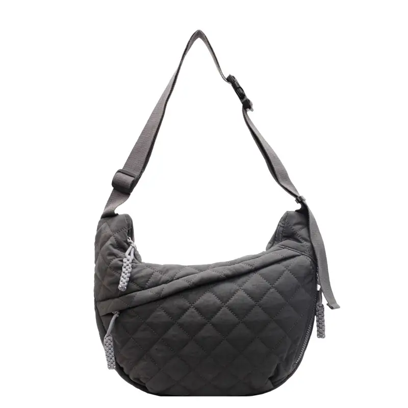 Large Capacity One-Shoulder Quilted Cotton Bag for Women