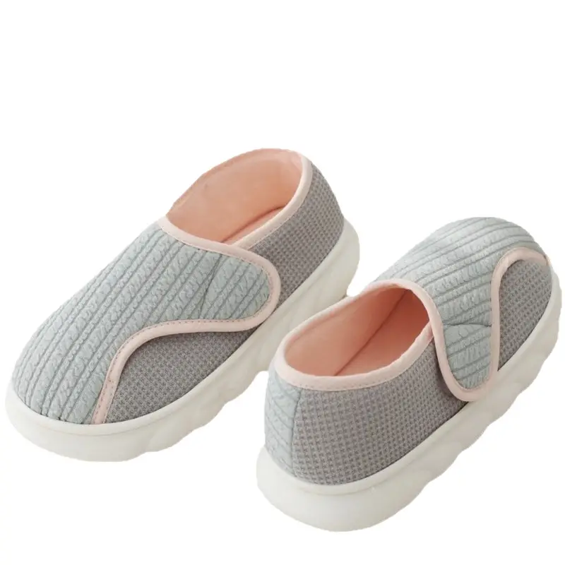Short velvet autumn and winter slippers, simple and warm, thick slippers - Image 5