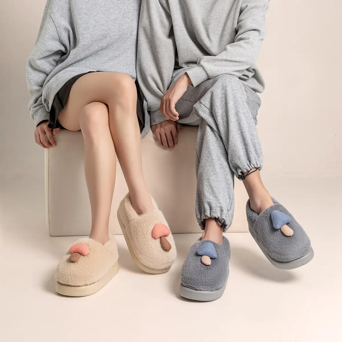 Women Cotton Slippers Autumn Winter 2025 - Image 7