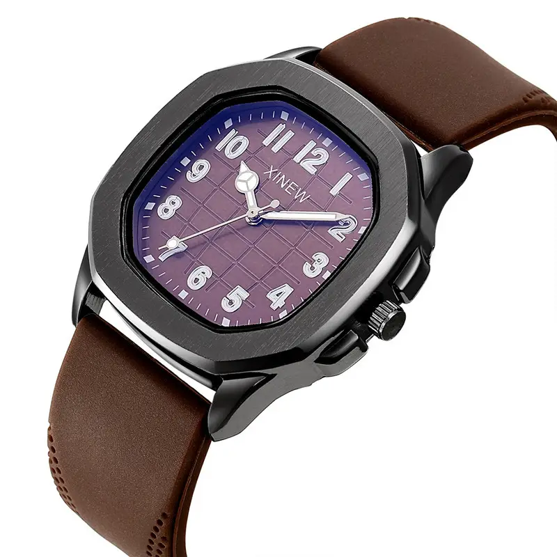 Men Xinew Black Silicone Quartz Watch — feature 11