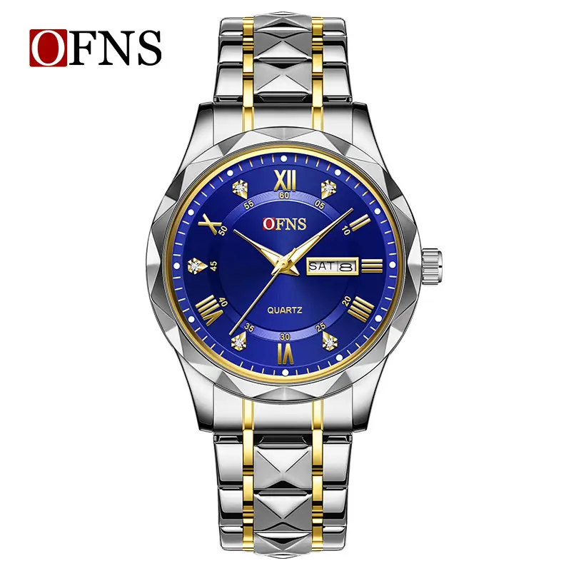 O'FNS Cross-border Explosions Watch Men's Waterproof Quartz with Calendar - Image 6