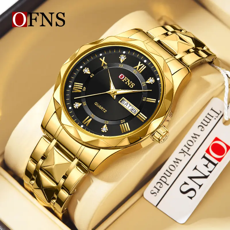 O'FNS Cross-border Explosions Watch Men's Waterproof Quartz with Calendar - Image 8