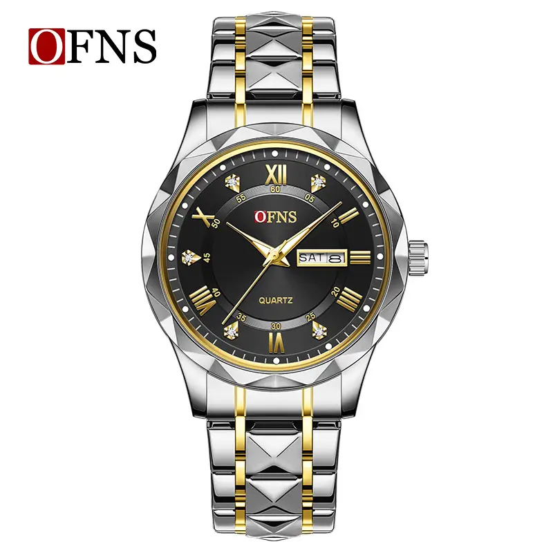 O'FNS Cross-border Explosions Watch Men's Waterproof Quartz with Calendar - Image 10