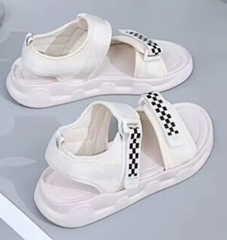 2024 Cross-border Summer New Soft Bottom Sandals and Slippers for Female Students Casual All-match Thick Bottom Beach in stock — feature 2