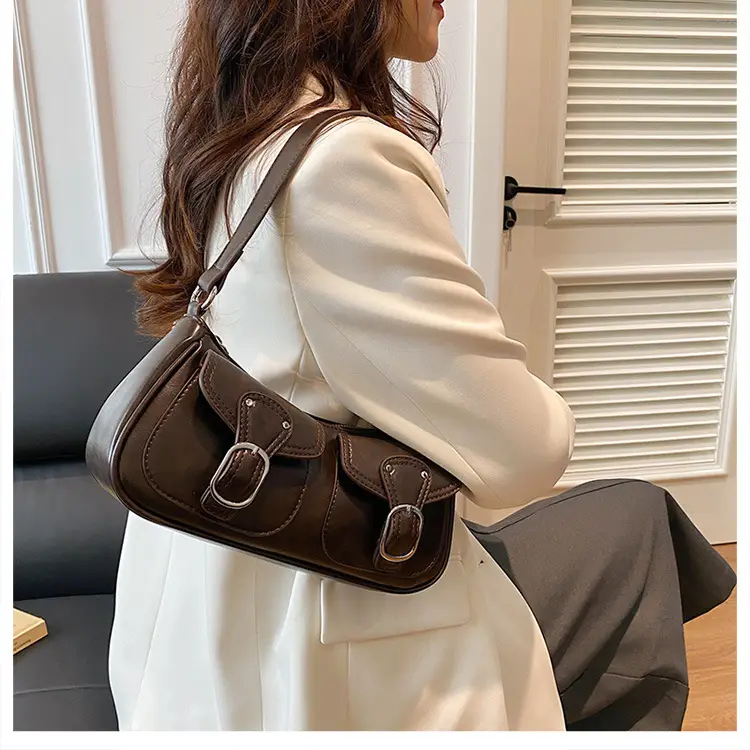 Trendy Crossbody Bag Women Brown 2023 New Autumn Winter — feature 11