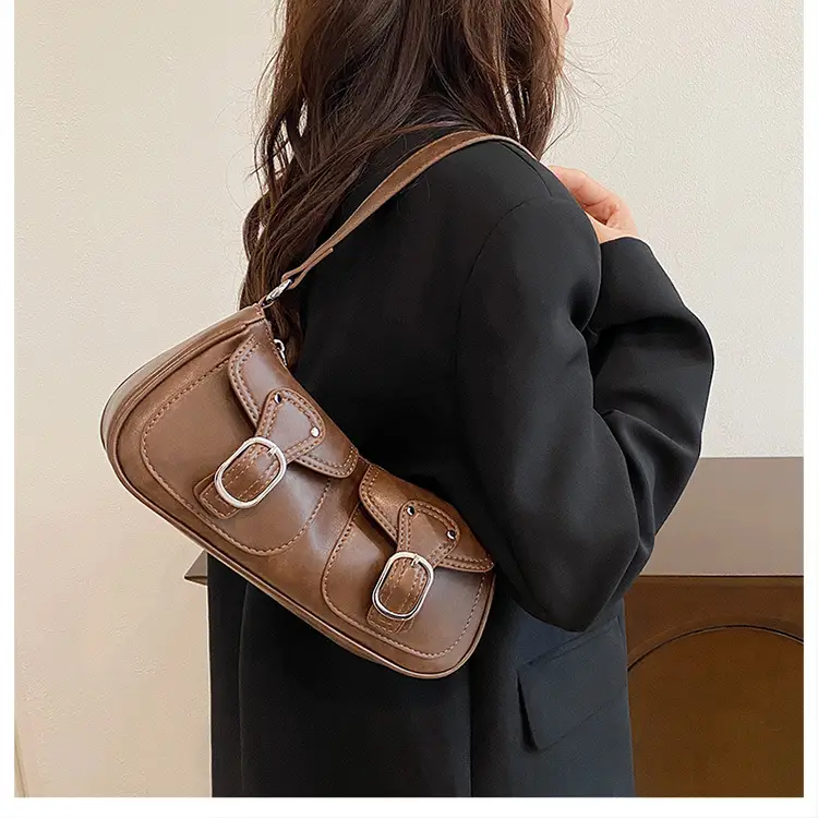 Trendy Crossbody Bag Women Brown 2023 New Autumn Winter — feature 18