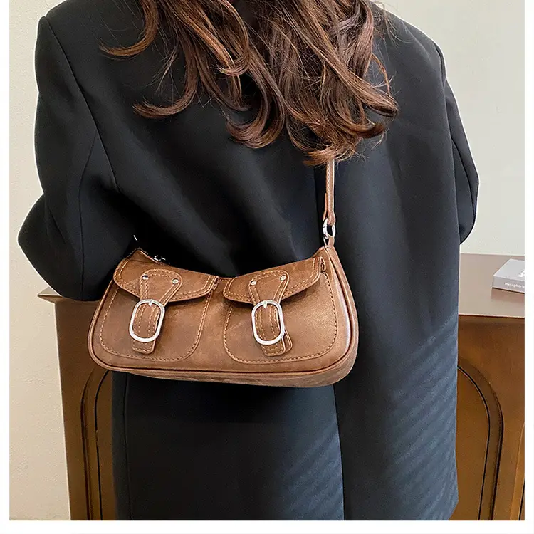 Trendy Crossbody Bag Women Brown 2023 New Autumn Winter — feature 19