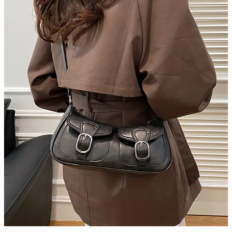 Trendy Crossbody Bag Women Brown 2023 New Autumn Winter — feature 26