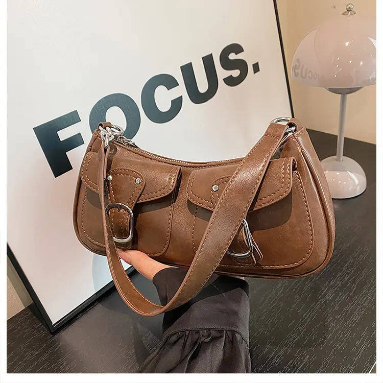 Trendy Crossbody Bag Women Brown 2023 New Autumn Winter — feature 29