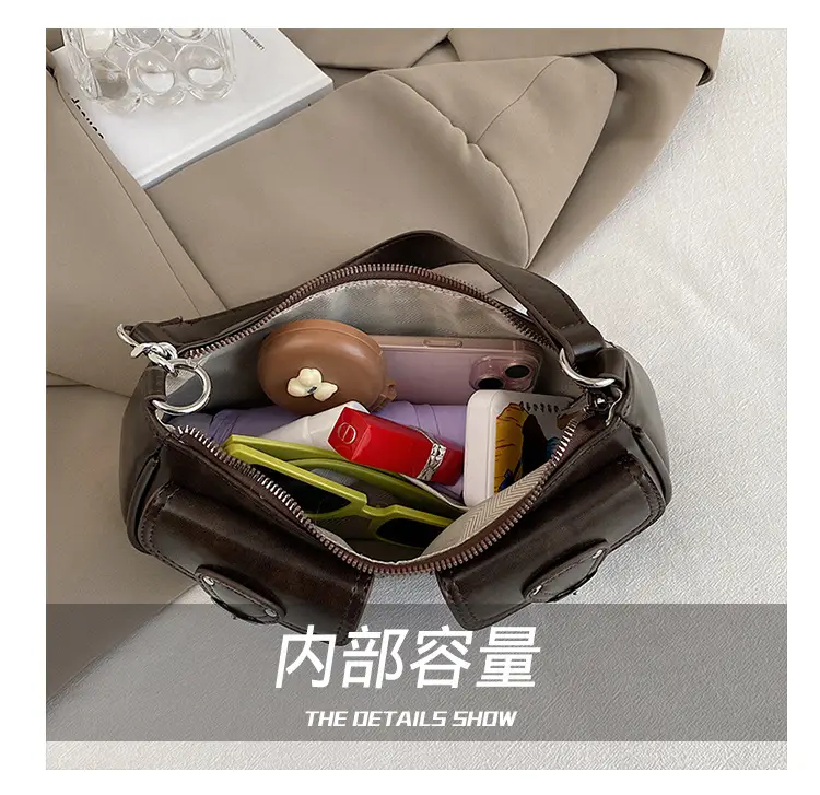 Trendy Crossbody Bag Women Brown 2023 New Autumn Winter — feature 3