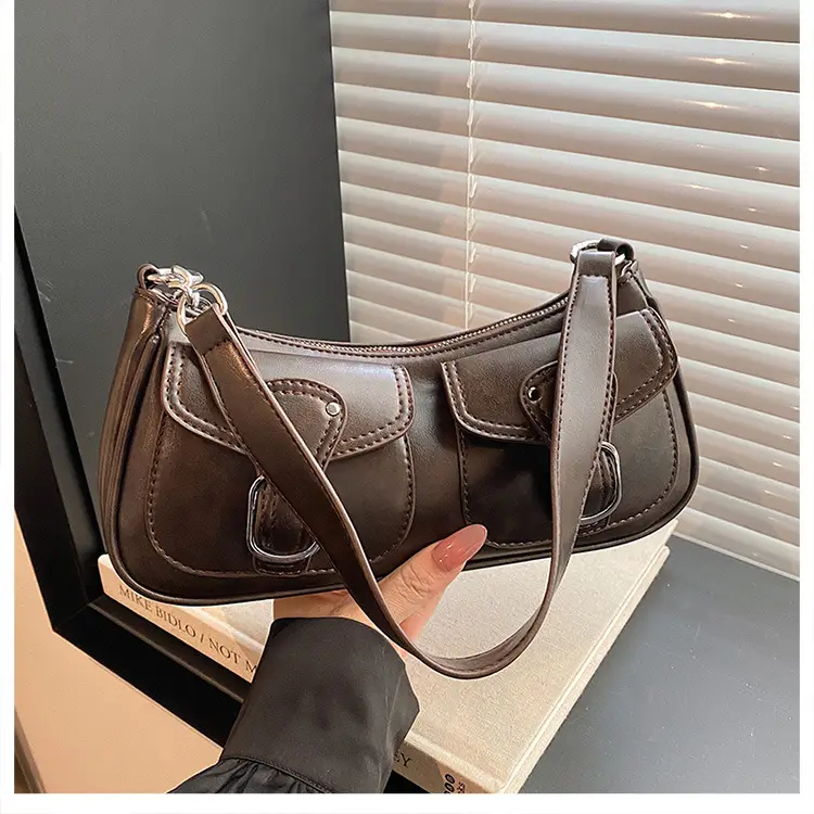 Trendy Crossbody Bag Women Brown 2023 New Autumn Winter — feature 31