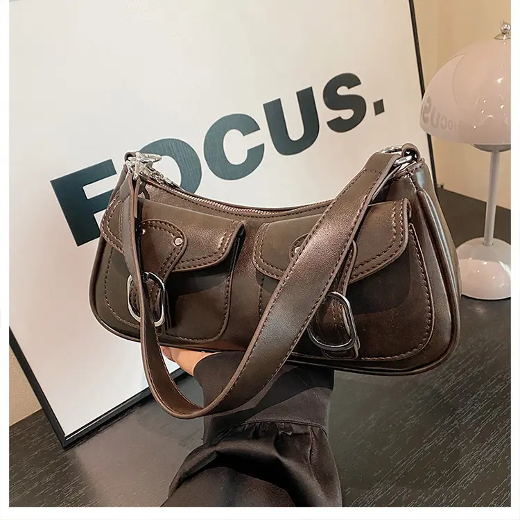 Trendy Crossbody Bag Women Brown 2023 New Autumn Winter — feature 32