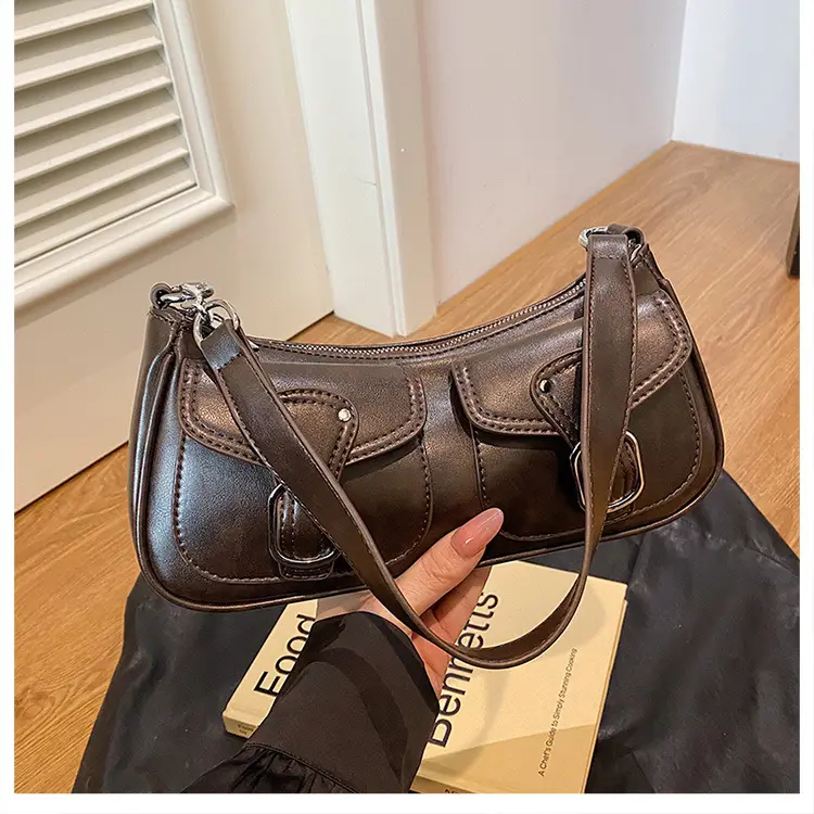 Trendy Crossbody Bag Women Brown 2023 New Autumn Winter — feature 38