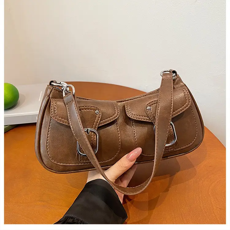Trendy Crossbody Bag Women Brown 2023 New Autumn Winter — feature 42