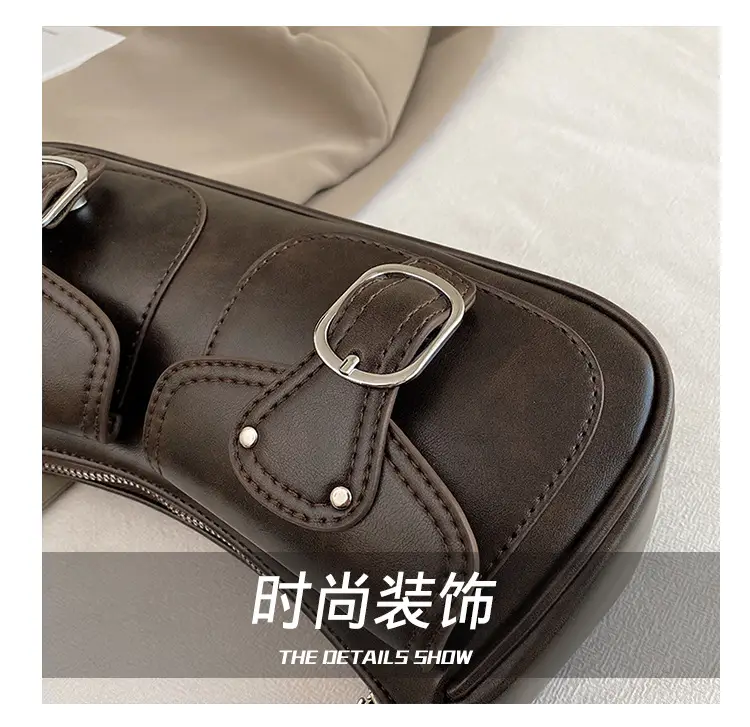 Trendy Crossbody Bag Women Brown 2023 New Autumn Winter — feature 6