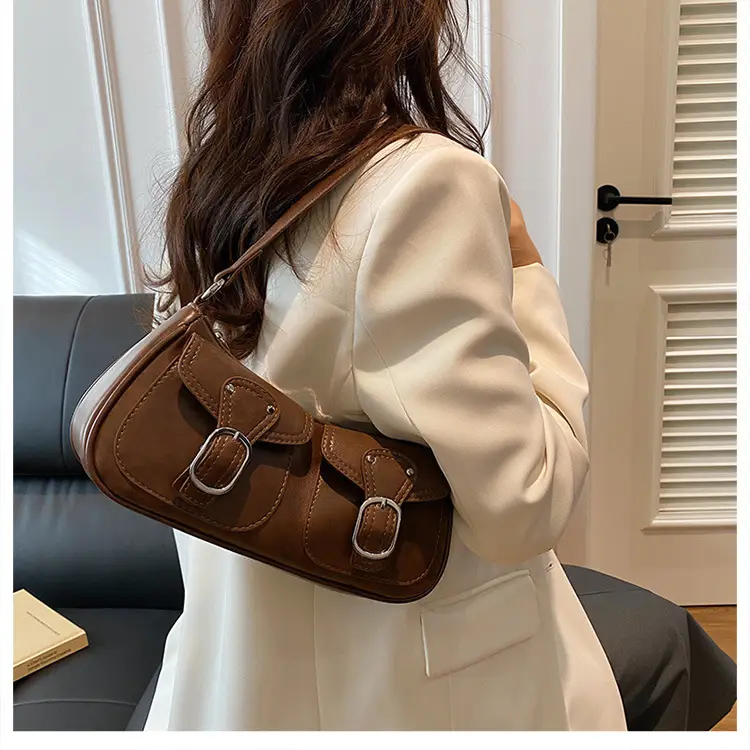 Trendy Crossbody Bag Women Brown 2023 New Autumn Winter — feature 8