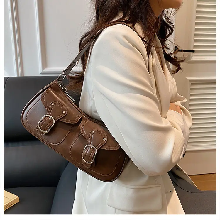 Trendy Crossbody Bag Women Brown 2023 New Autumn Winter — feature 9