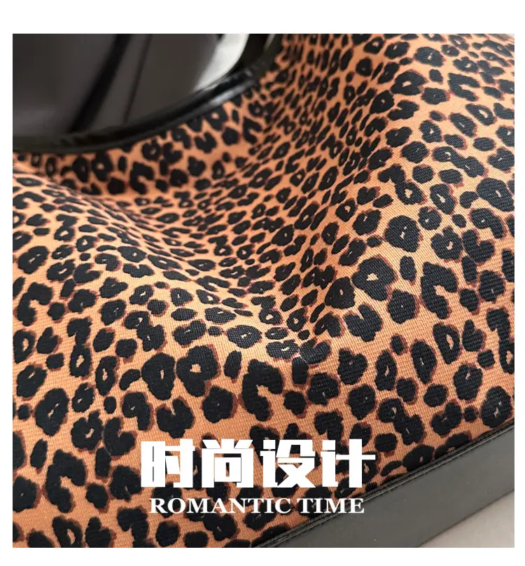 European Leopard Print Shoulder Bag Large Capacity — feature 7