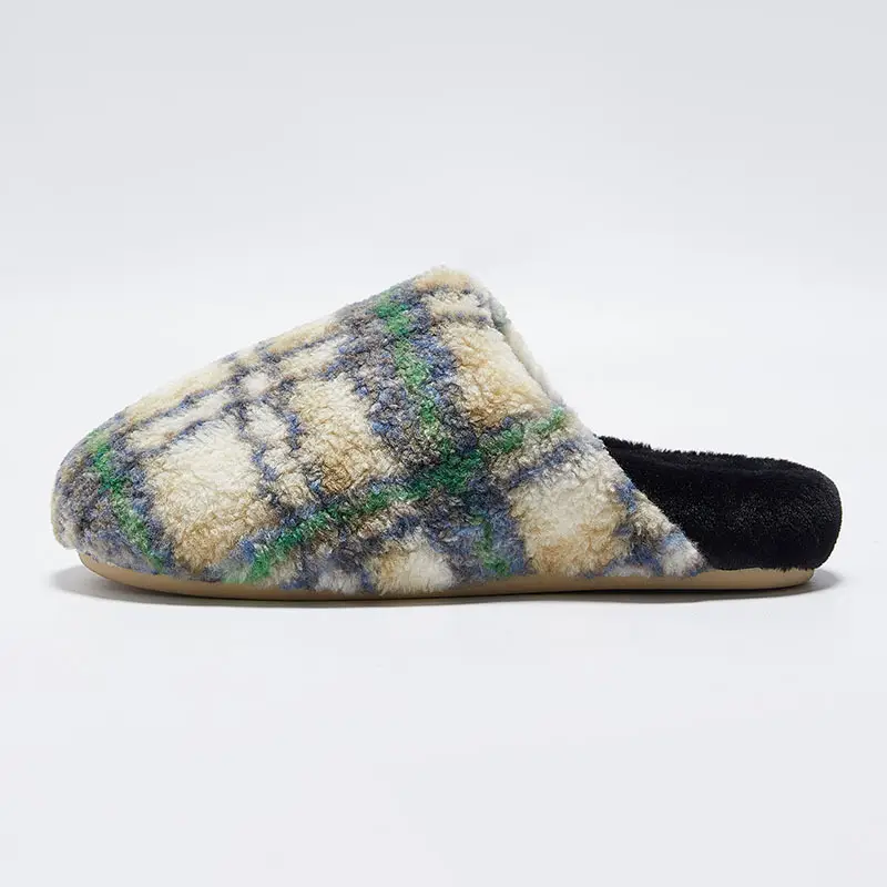 Cotton Slippers for Autumn and Winter, Korean Style Home Cotton Shoes, Non-Slip Plush Slippers, Warm New Models for Men and Women, Thick-Soled, Non-Slip, Silent - Image 13