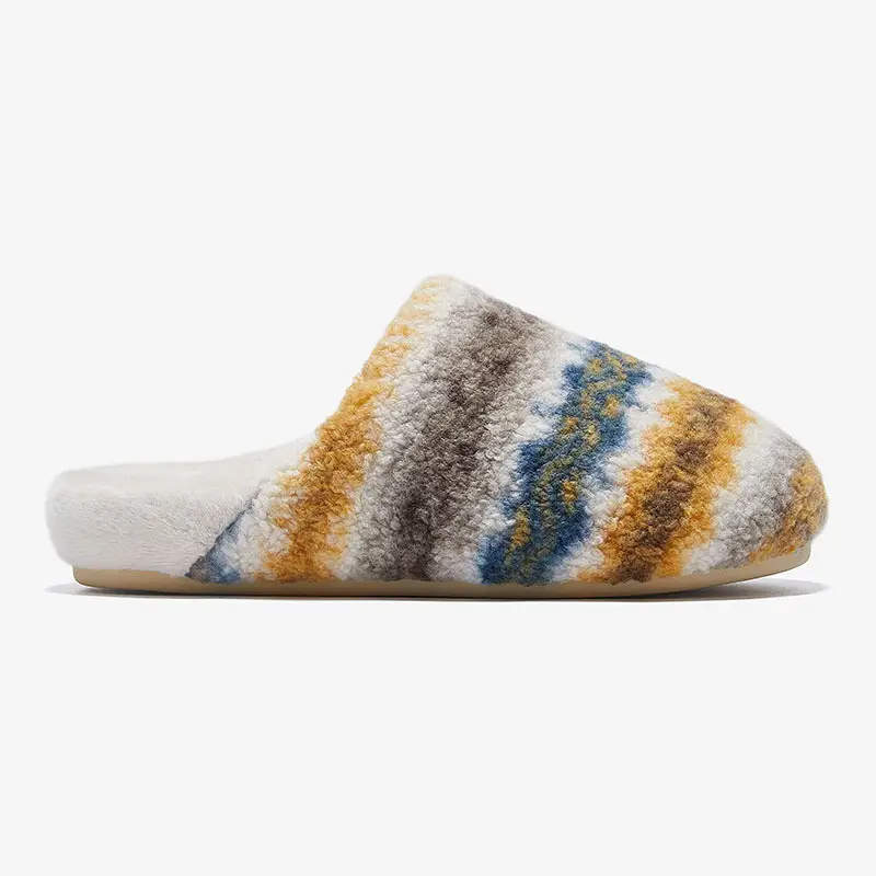Cotton Slippers for Autumn and Winter, Korean Style Home Cotton Shoes, Non-Slip Plush Slippers, Warm New Models for Men and Women, Thick-Soled, Non-Slip, Silent - Image 3