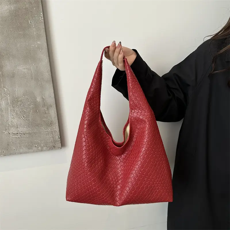 Retro Red Shoulder Bag for Women 2026 - Image 3