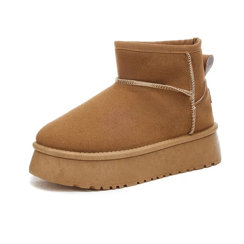 Women's Fleece Lined Snow Boots Mid-Calf Warm Winter - Image 8
