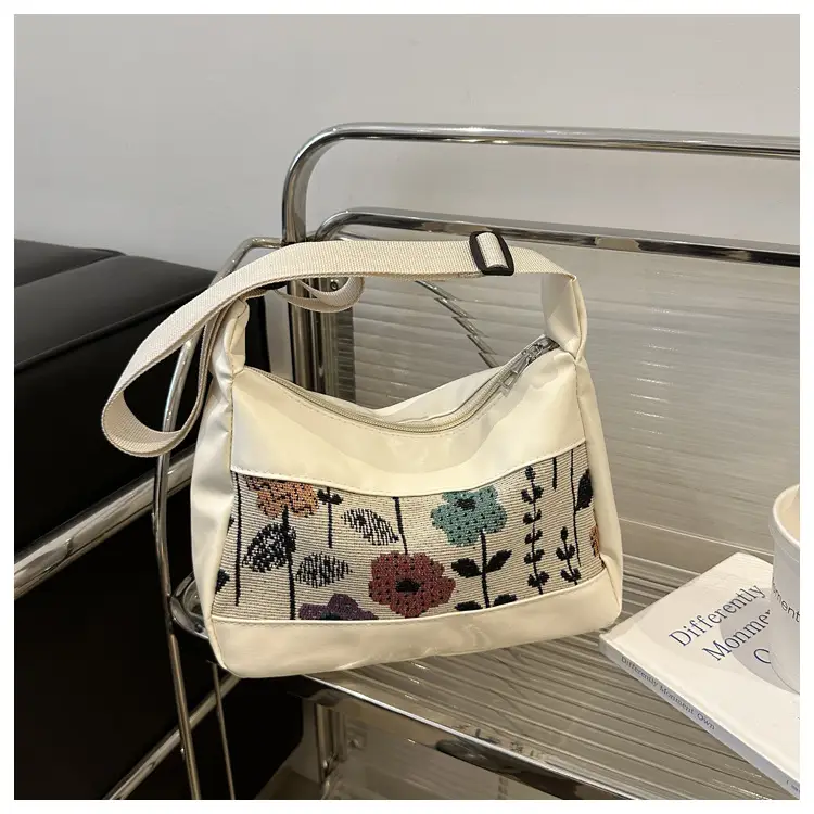 Stylish Printed Flower Shoulder Bag for Women - Image 6