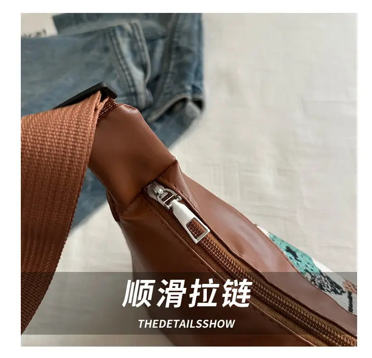 Stylish Printed Flower Shoulder Bag for Women — feature 6