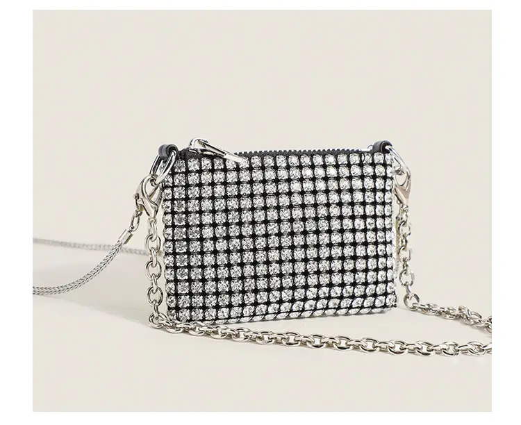 Black Rhinestone Shoulder Crossbody Bag for Women — feature 19